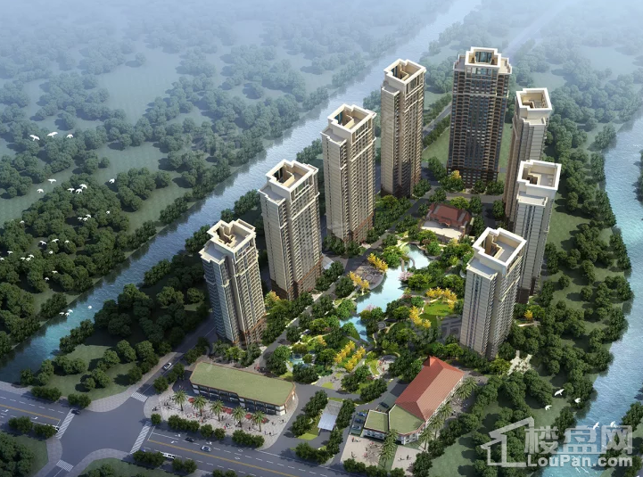 恒大滨河左岸效果图