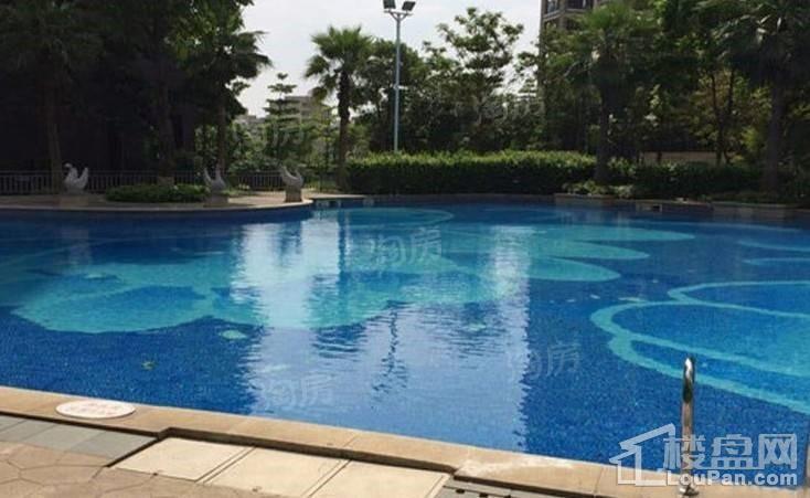 蓝天金地实景图