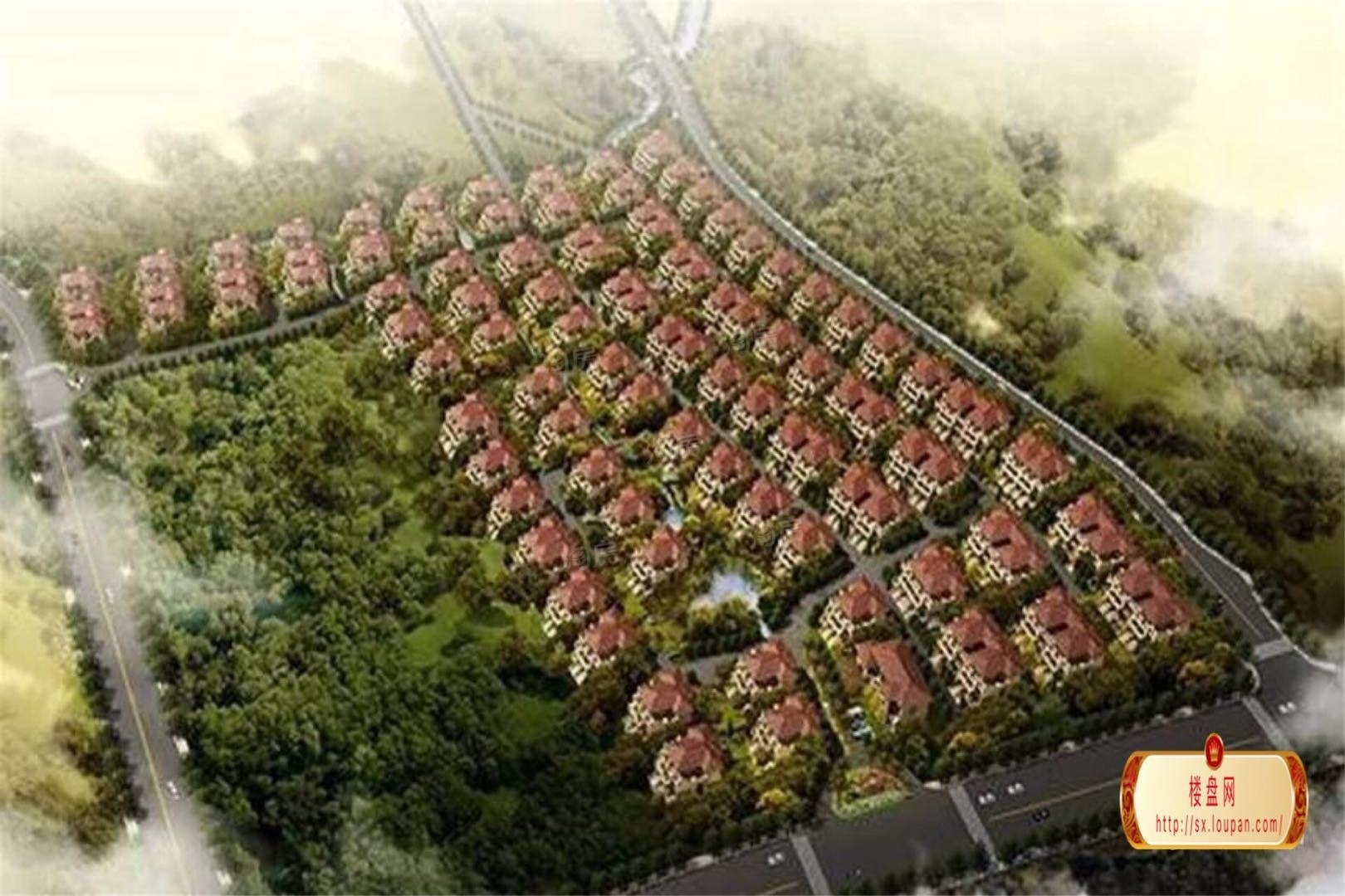 力博稽山庄园效果图