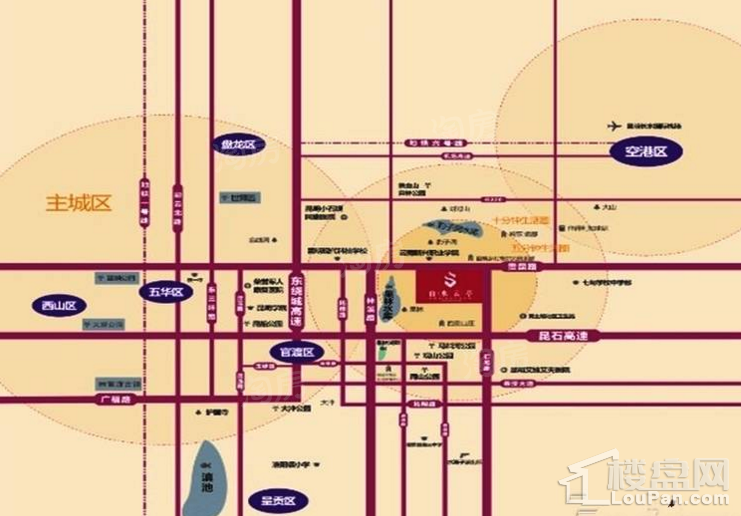 保利·阳光城·翡丽公园位置图