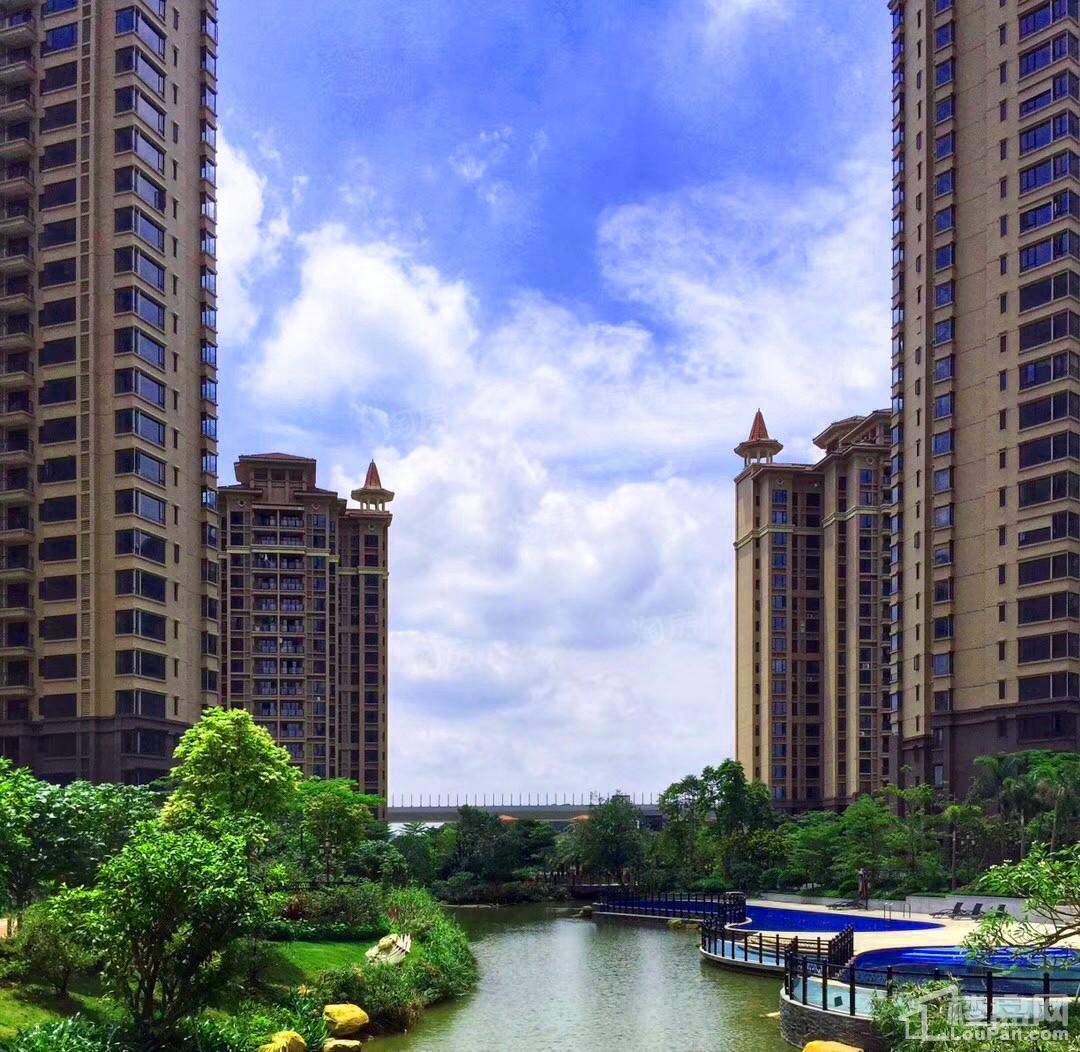 广铝荔富湖畔实景图