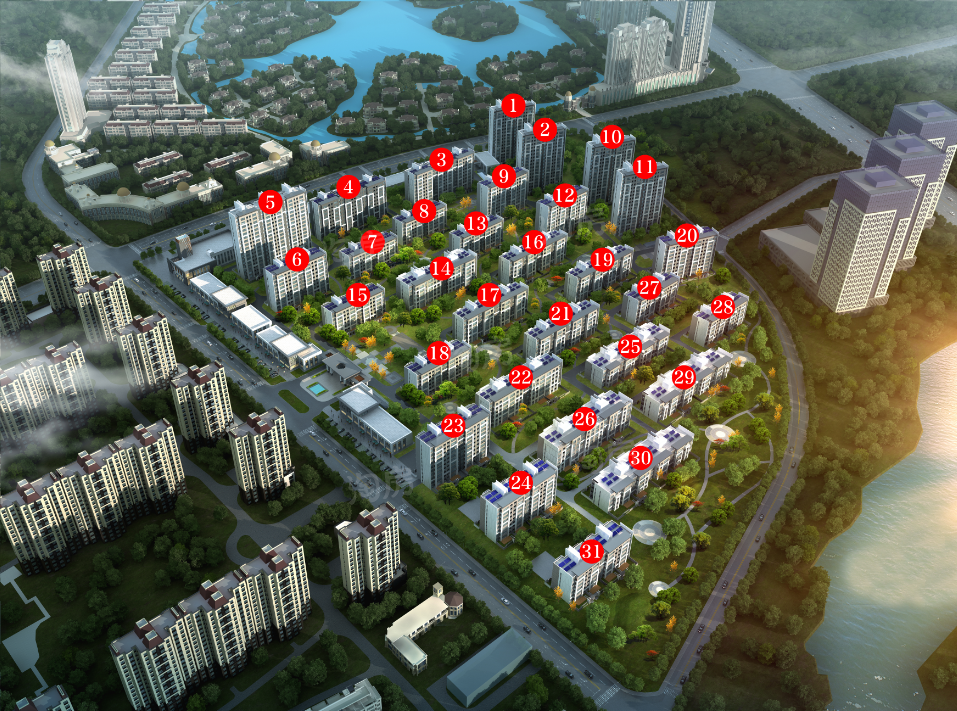 民生兴庆府2號院效果图