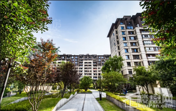 万科江上明月实景图