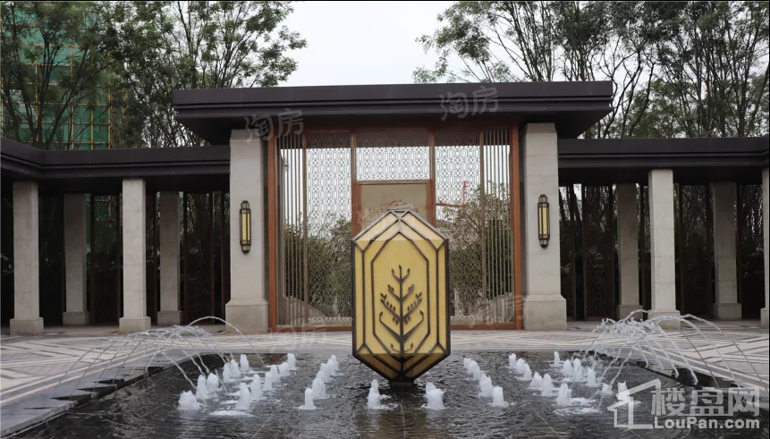 万科江上明月实景图