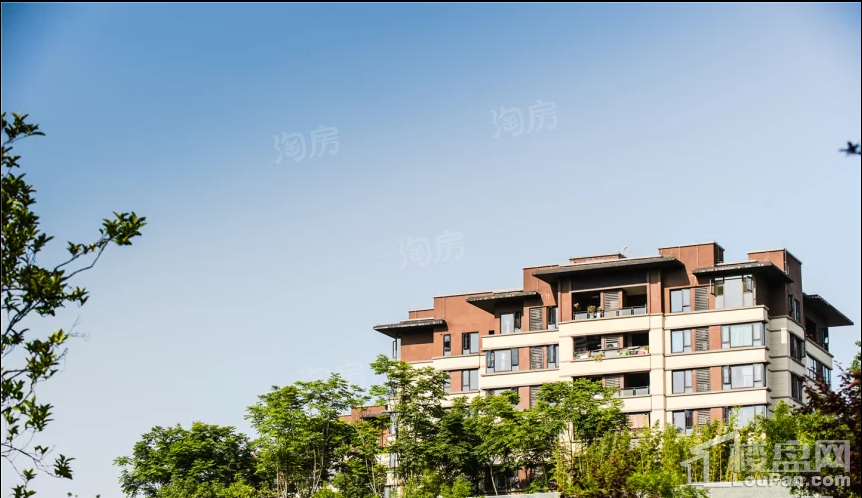 万科江上明月实景图