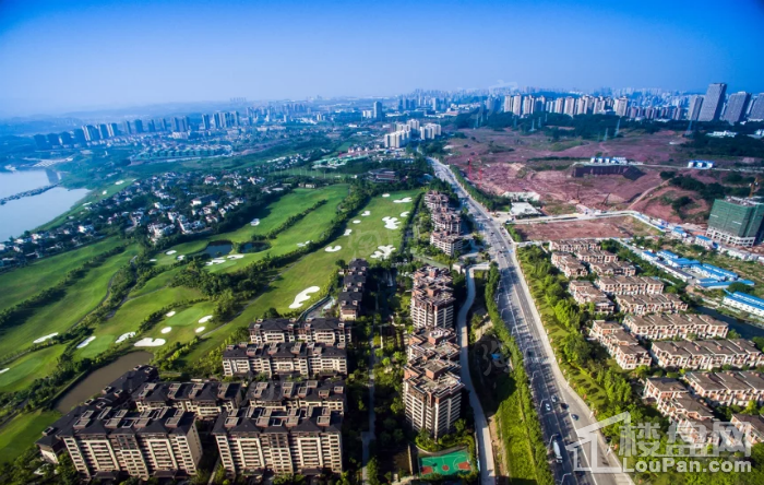 万科江上明月实景图
