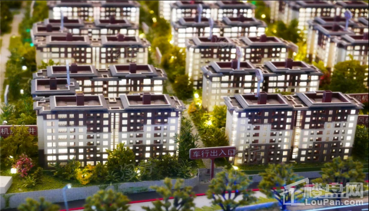 万科江上明月实景图