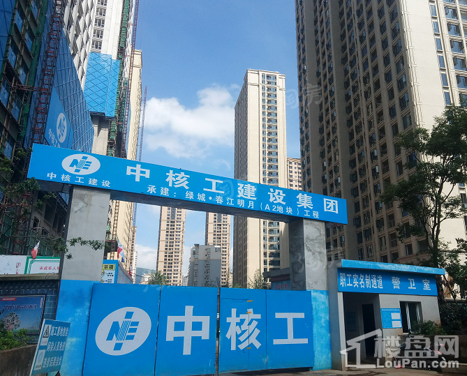 绿城·春江明月实景图