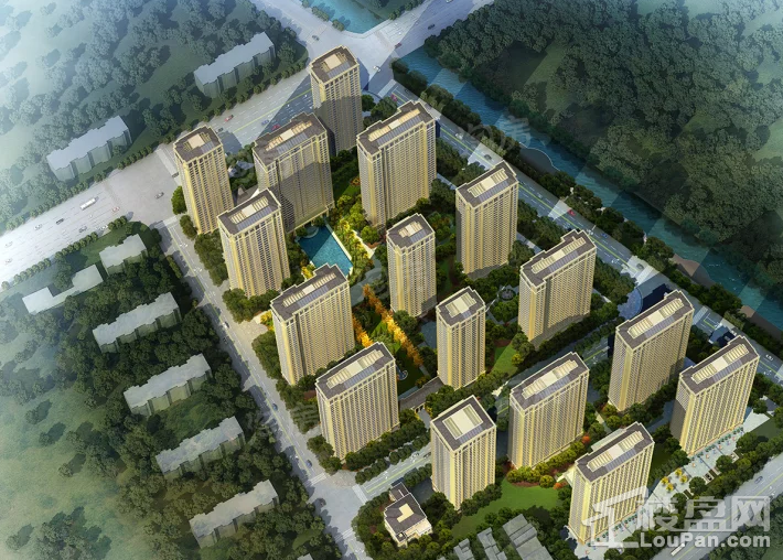 绿城·春江明月效果图