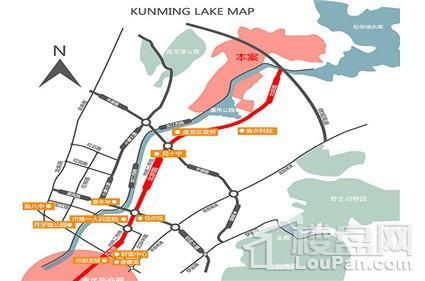 融城·昆明湖位置图