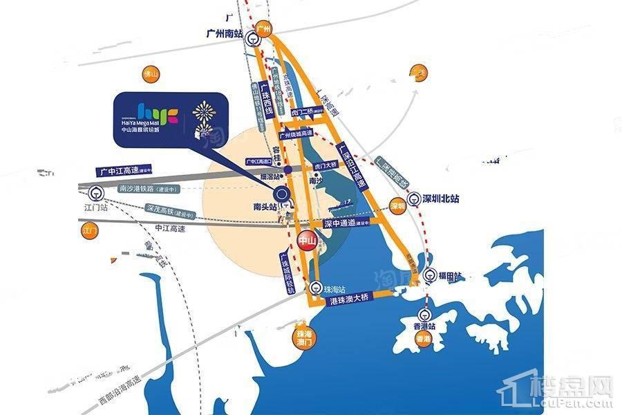 海雅缤纷城位置图