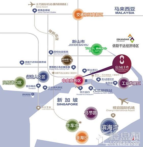 富力公主湾位置图