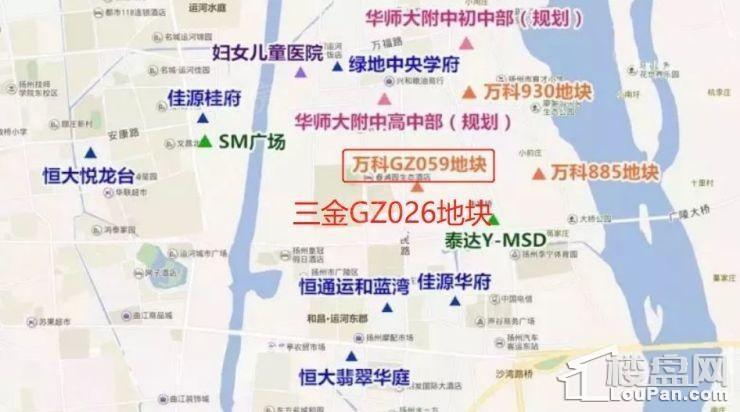 三金广陵铭著位置图