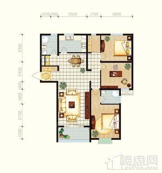 建院未来城A座A户型