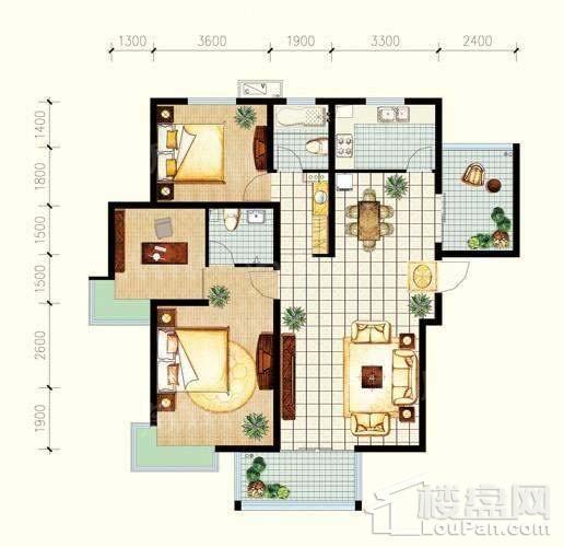 建院未来城D座G户型