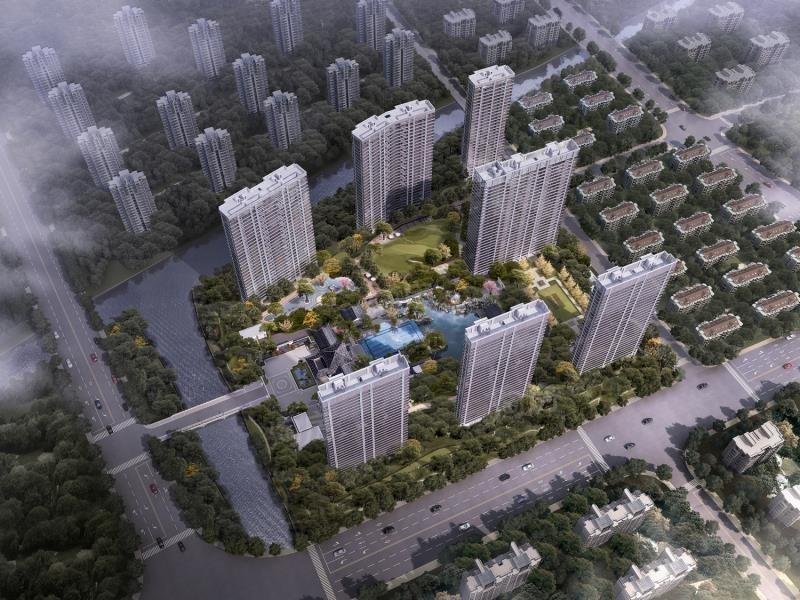 多弗绿城·翠湖里效果图