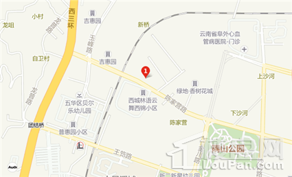 新希望·白麓城位置图