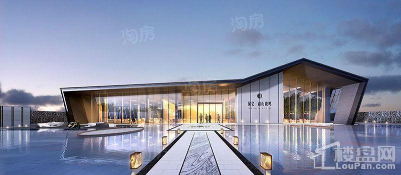 保亿湖山鹿鸣效果图