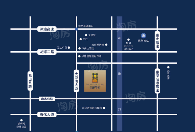 国韵华府位置图